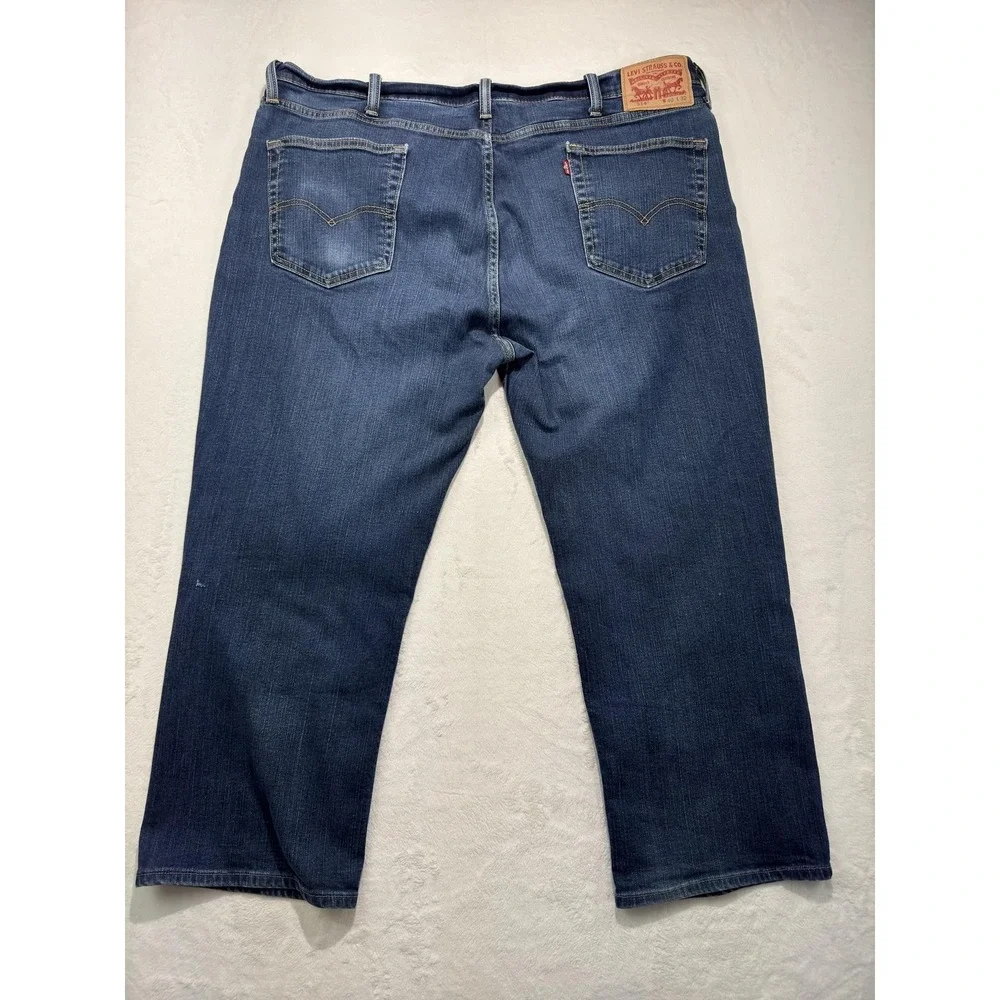 Levis 514 Jeans Mens 40x26 Blue Denim Straight Leg Regular Fit Medium Wash